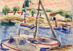 E.Gualdini, Barche Ad Arcachon, 24 Maggio 2003